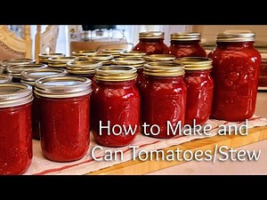 How to Can Tomatoes | Stew Recipe | Silent Vlog