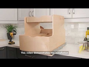 Hardware Resources Rollout Drawer Series Step by Step Installation Instructions | KitchenSource.com