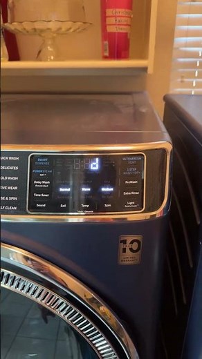 GE UltraFresh Front Load Washer Won't Start Shows Door On Display