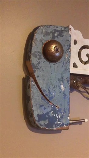 Walleye fish - made from wood, bike bell, scrap metal #artist #fish #catchoftheday #wallart #homedecor #blue #trash #recycle #upcycle #woodworking #paint #colorful #tiktokart #tiktokartist #tiktok #reuse #trashart #fishing #fishy #fyp