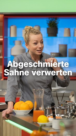 Die Küchenschlacht | Zum Ende der Woche gibt es von Zora noch einen Tipp, was man mit abgeschmierter Sahne doch noch machen kann. 🙌🏻 #food #kitchen #tipps #kochen | Instagram