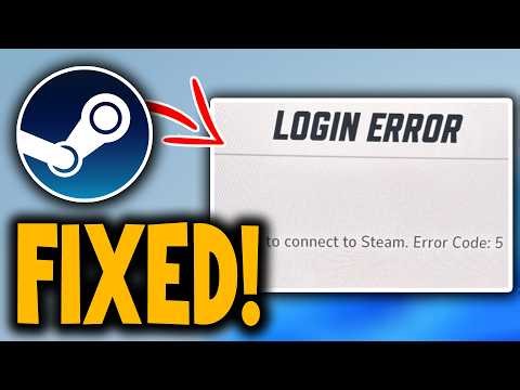 How to Fix Steam Error Code 5 - Full Guide