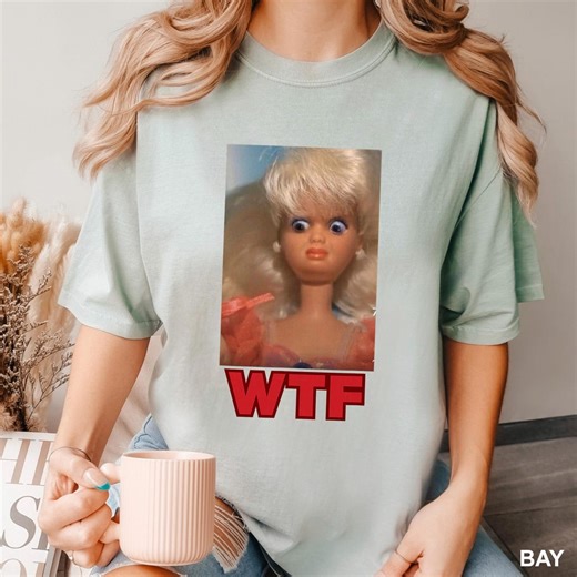 Disgusted Doll Face Meme Shirt, Comfort Colors Viral Internet Tee 276083