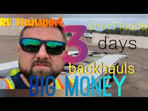 RV Transport. Is there any loads? #rvtransport #truckingjobs #work #camper #hotshot #transport #ford