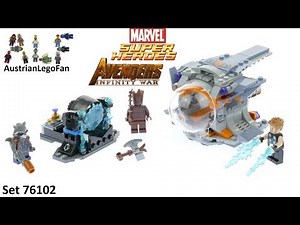 Lego Super Heroes 76102 Thor´s Weapon Quest - Avengers Infinity War - Lego Speed Build Review