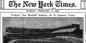 1923 - Yankee Stadium Opened and the Babe Delivered