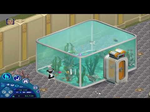 The Sims 1 - Lowering Diving Tank's Oxygen and Refilling It (Aquatic Playhouse)