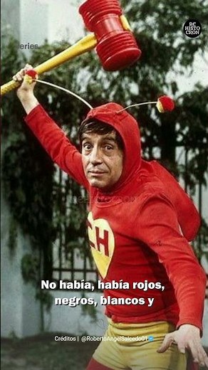 This is how Chespirito created El Chapulín Colorado #mexico