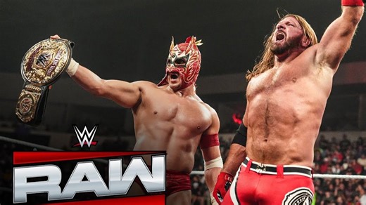 【RAW1693】世界双打冠军赛 AJ斯泰尔斯搭档李龙再战地狱判官