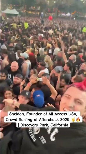 Crowd Surfing at Aftershock 2025 🔥 | Discovery Park, California