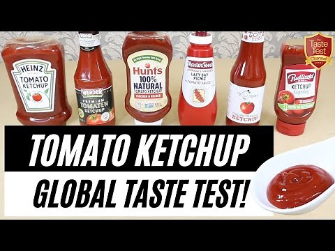 TOMATO KETCHUP TASTE TEST & FUN FACTS! | Is this the World's Best Ketchup? | Heinz versus the World.