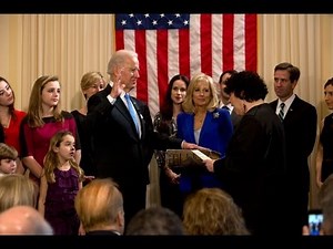 Vice President Biden Takes the Oath of Office