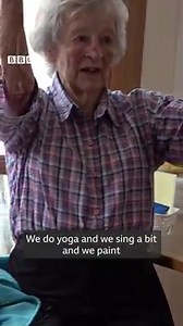 What's it like being separated from your family as the country lives through the coronavirus lockdown? Amy Irons - from BBC Scotland's The Nine - caught up with Jill Haddow - from a distance - at a care home in Bridge of Weir, Renfrewshire. | BBC Scotland News