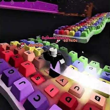 I CLEARED ALL STAGES in WORLD 3! 🔥 Roblox 1+ Speed Keyboard ASMR