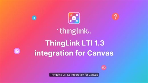 ThingLink LTI Integration with Canvas | Deep Linking SSO | Mats Brenner