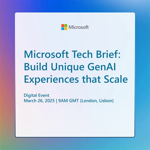 13 reactions | Ready to scale your GenAI experiences? Join us for...