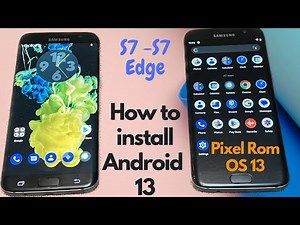 How to Install Android 13 Pixel Rom On Samsung Galaxy S7 Edge without Computer | Direct Download