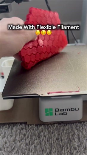 3D Printed NASA Fabric (TPU) #3dprinterupgrade #3dprinting #3dprinted #3dprintingmachine #3d #fyp