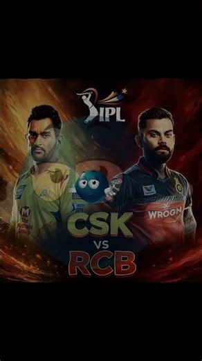 RCB vs CSK 🏏🔥 Who is Real King? 😱 #shorts #ipl #rcb #csk