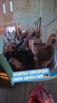 Atlantica SuperSplash Onride Europa-Park 🎢 🇩🇪 #rollercoaster #adrenaline #themepark #ride #viral