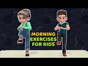 WAKE UP KIDS WORKOUT: 10-MINUTE MORNING EXERCISES - Videos For Kids