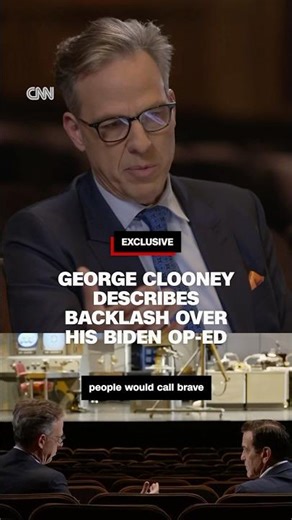 George Clooney describes backlash over his Biden op-ed