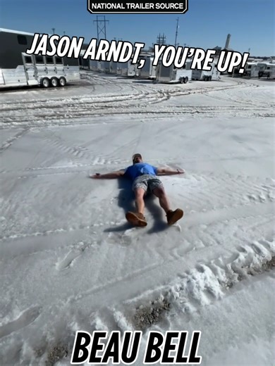 Snow Angel Challenge update! ❄️ Beau Bell answered the call from Decatur, TX, and now he’s calling out Jason Arndt. You’re up!