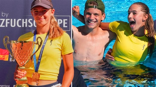 Tennistalangen Lea Nilsson siktar mot toppen