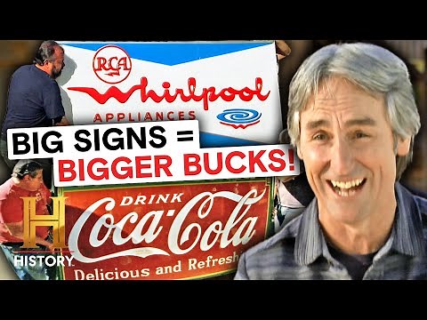 Vintage Signs of the Times | American Pickers | History