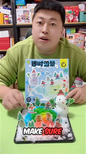 DIY Snow Mountain & Colorful Snowman Fun! ❄️☃️🌈 | Amazing Snow Powder Experiment for Kids