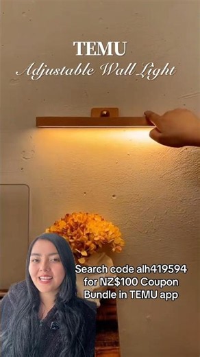 Lámpara led ajustable en la pared ‪@temu‬