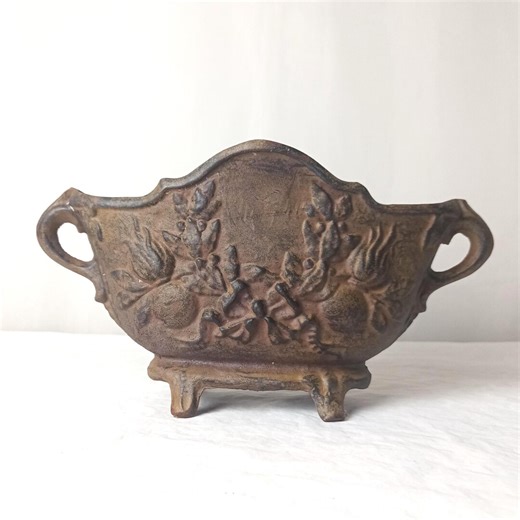 Antique French Cast Iron Jardiniere Outdoor Indoor Planter Garden Decor - Etsy