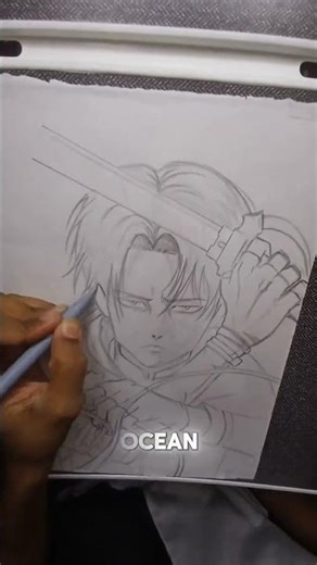 LEVI ACKERMAN 🔥 [AOT]..#explore #exploremore #explorepage #edit #drawing #animeedit #shorts #like
