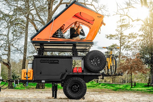 TAXA Woolly Bear | Compact Utility Trailer with a Kitchen