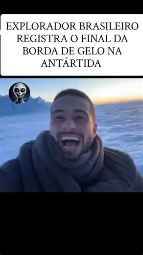 Lion Santos Nascimento on Instagram: "EXPLORADOR BRASILEIRO REGISTRA O FINAL DA BORDA DE GELO NA ANTÁRTIDA #alienigena #terraplana #antartida Pix : alienigenasdopassados@gmail.com"