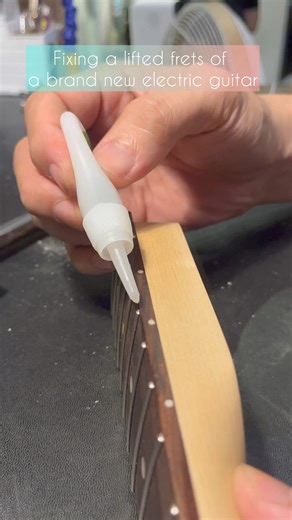 4.9K views · 54 reactions | Fixing lifted frets, properly setup and fret detailing. uneven fret end fret buss removed! Thank you for trusting us  For guitar/ bass setup and services hit us a message! #tunelabph #tunelabcare #tunelabcares #guitartech #guitarsetup #guitarcare | TUNE LAB | Facebook