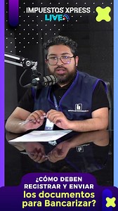 6.6K views · 39 reactions | #ImpuestosXpress | ¿Cómo deben registrar y enviar los documentos para Bancarizar? En nuestro Live de TikTok, hablamos sobre la Bancarización. Síguenos en nuestros live en TikTok. #UnidosRumboAlbicentenario #Bolivia #impuestosnacionales #impuestos #nacionales #registro #documentos #pago #envio #auxiliar #archivos #cargar #sistema #control #Bancarización #transaccion | Servicio de Impuestos Nacionales | Facebook