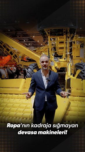 #Ropa ’nın kadraja sığmayan devasa makineleri! #Traktörmetre #Agritechnica2025 #Farming | Traktörmetre