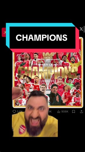 Arsenal Premier League Champions Celebration