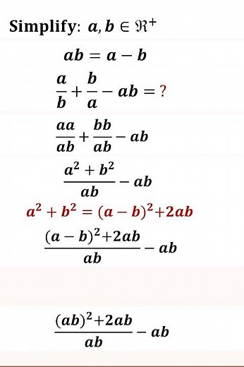 Algebra with Amazing Manipulations