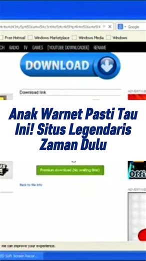 Generasi sekarang nggak akan ngerti rasanya nunggu download 99% terus gagal 💀 4shared, Indowebster, Waptrick itu bukan cuma situs… itu tempat bertahan hidup anak warnet. Kalau kamu pernah hemat kuota GPRS demi lagu 700KB, kamu veteran internet 🫡 Follow biar nostalgia kita makin dalam!