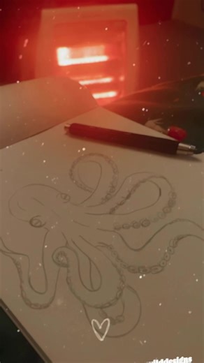 Have no fear of depth 🐙 #octopus #art #design