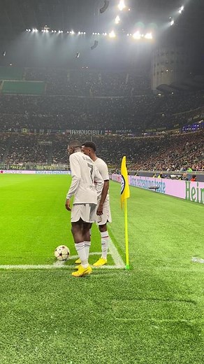 Corner Kick Strategy with FC Barcelona Players Dembele and Ansu Fati