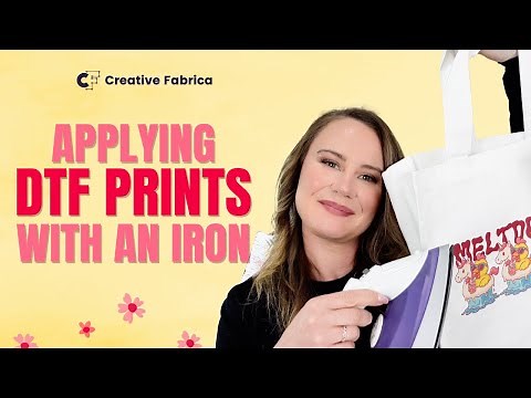 How to Apply DTF With An Iron 🤩 Exclusive Easter Promo DTF Prints from Creative Fabrica and Siser ✨