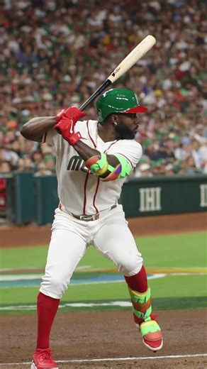 Randy pego el primer hit para comenzar la fiesta ante la selección de Brazil ⚾🇲🇽🔥 #mexico #WorldBaseballClassic #fyp