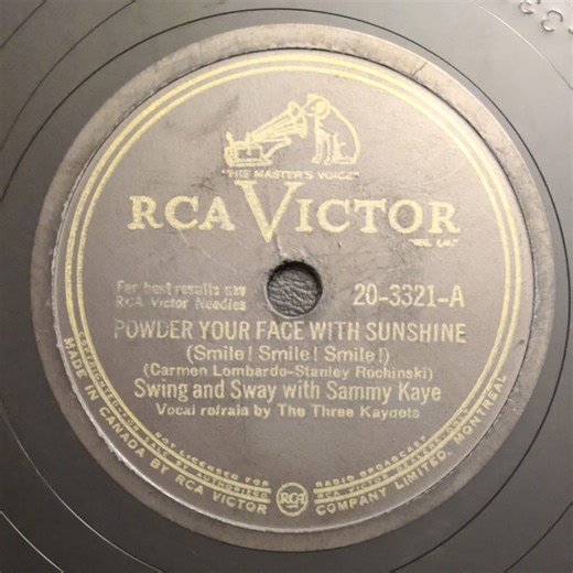 Swing And Sway With Sammy Kaye - Powder Your Face With Sunshine / Careless Hands