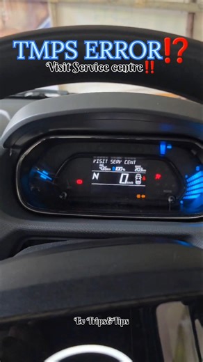 TPMS ERROR‼️ Visit Service centre⁉️..#Tiagoev #tiagoev2026 #tpmserror #tataev #keralaev