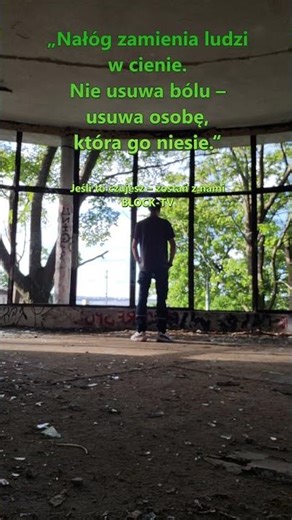 Nałóg nie zabija bólu… zabija ciebie 🖤🌑 | BLOCK TV #Shorts