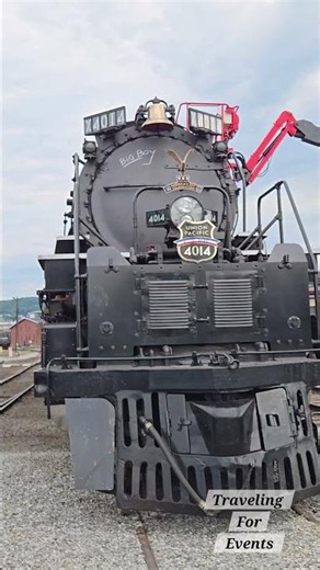 BIG BOY 4014 LIVE CLOSE UP ED DICKENS WAVES STEAMTOWN FULL RAILFAN EXPERIENCE STEAM LOCOMOTIVE
