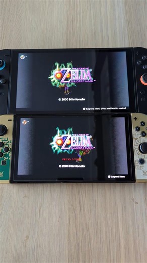 Zelda Majora's Mask- Nintendo Switch 2 vs Switch OLED Speed Comparison
